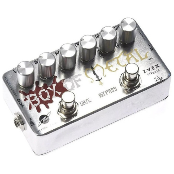 Pedal Distorsión Zvex Box Of Metal Hand Painted