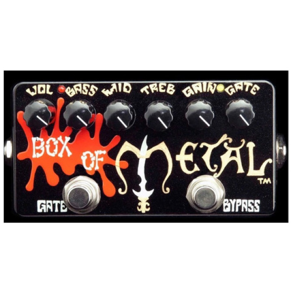 Pedal Distorsión Zvex Box Of Metal Hand Painted