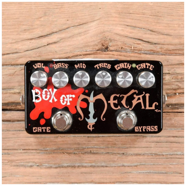 Pedal Distorsión Zvex Box Of Metal Hand Painted