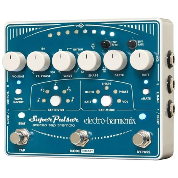 Pedal Electro Harmonix Super Pulsar Trémolo Analógico