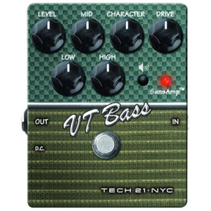 Pedal Emulador De Sonidos Tech 21 Sansamp Vt Bass