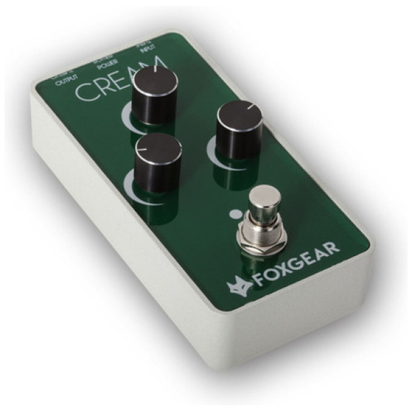 Pedal Overdrive Vintage Guitarra Foxgear Cream