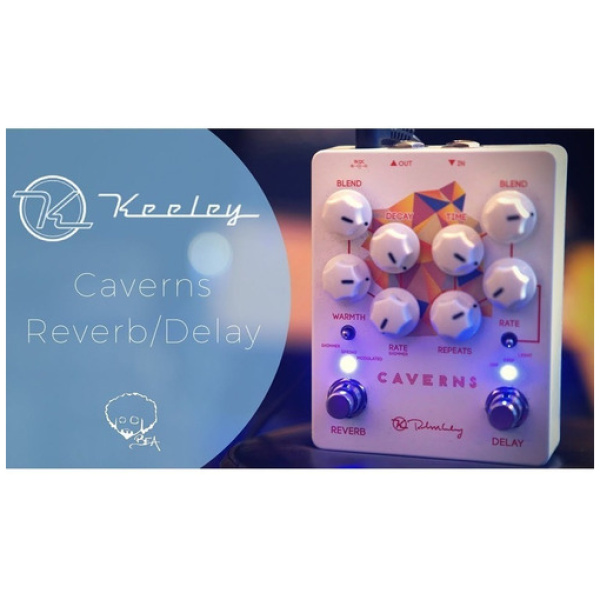 Pedal P/guitarra Keeley Caverns Delay Reverb V2