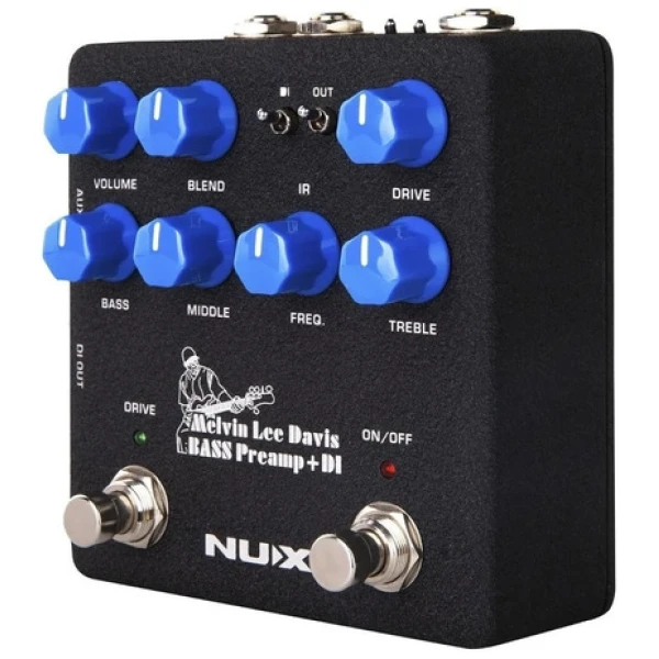 Pedal Preamp + Di Nux Nbp-5 Melvin Lee Davis Para Bajo