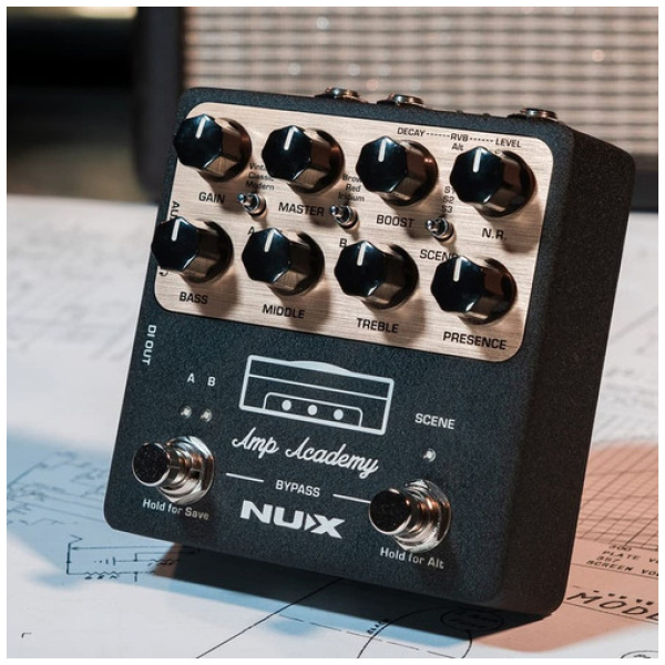 Pedal Simulador De Ampli P/guitarra Nux Ngs6 Amp Academy