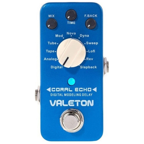 Pedal Valeton Cdl3 Coral Echo 11 Tipos De Delay