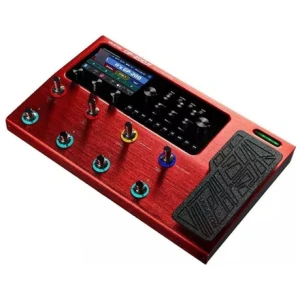 Pedalera Procesadora Multiefectos Valeton Gp200r Roja