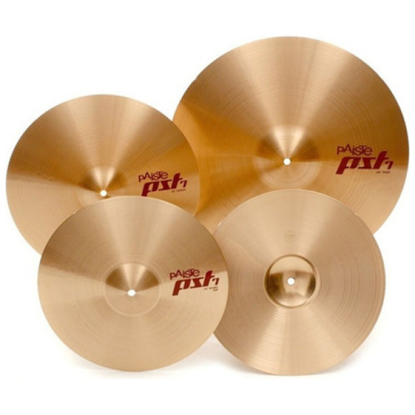 Platillos Paiste Pst7 Heavy Rock Set Hihat+crash+ride
