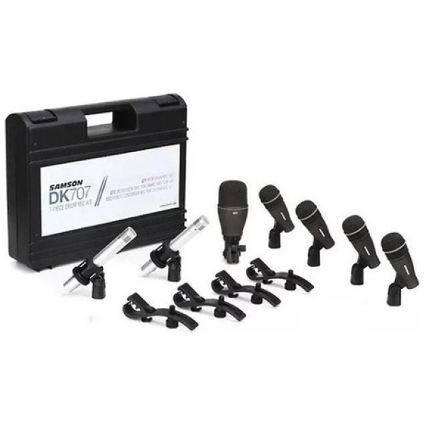 Samson Dk707 Kit De Micrófonos Para Batería Set Percusión