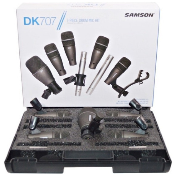 Samson Dk707 Kit De Micrófonos Para Batería Set Percusión