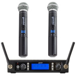 Set 2 Micrófonos Gemini Uhf-6200m-r2 Inalámbrico