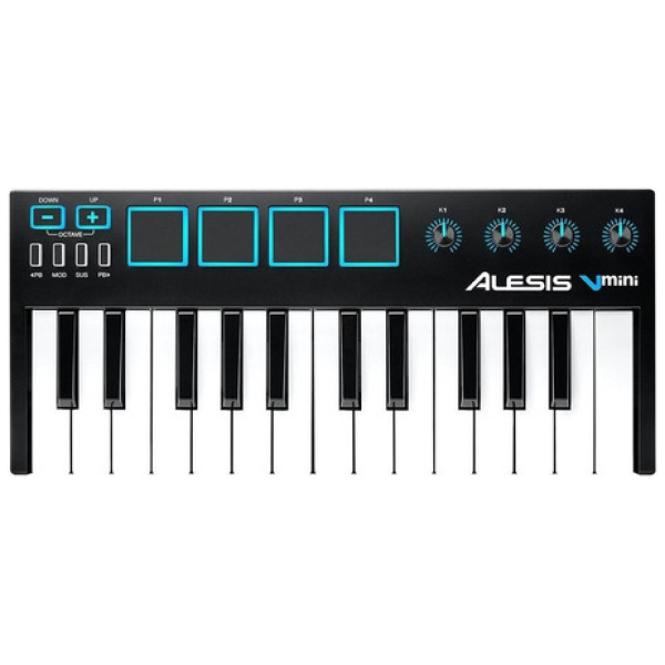 Teclado Controlador Midi Alesis V Mini 25 Mini Teclas Usb