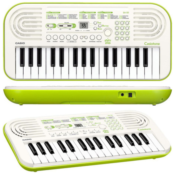 Teclado Infantil Casio 32 Mini Teclas Portátil Sa-50