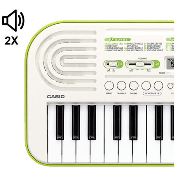 Teclado Infantil Casio 32 Mini Teclas Portátil Sa-50