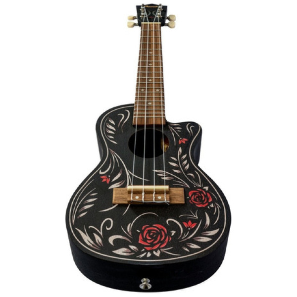 Ukelele Concierto Bamboo U23 Diseños Con Funda