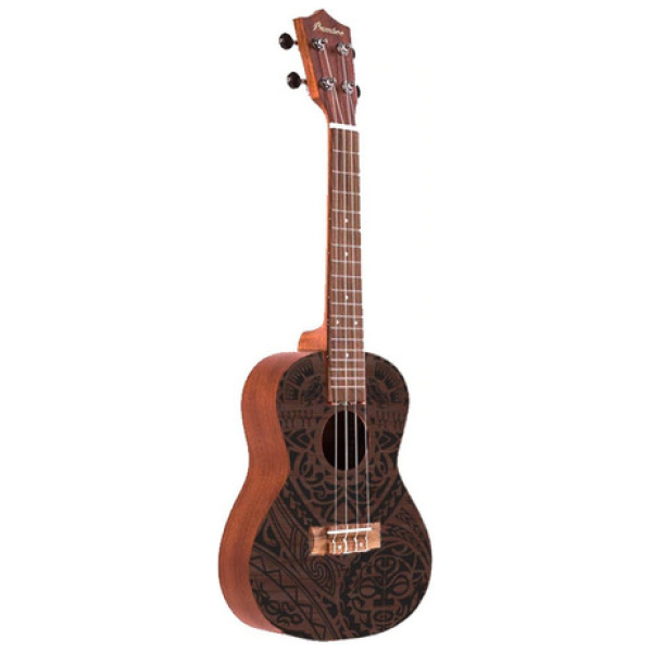 Ukelele Concierto Bamboo U23 Diseños Con Funda