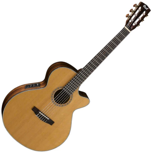 Guitarra Electroacústica CortGuitars Nylon CEC7-NAT