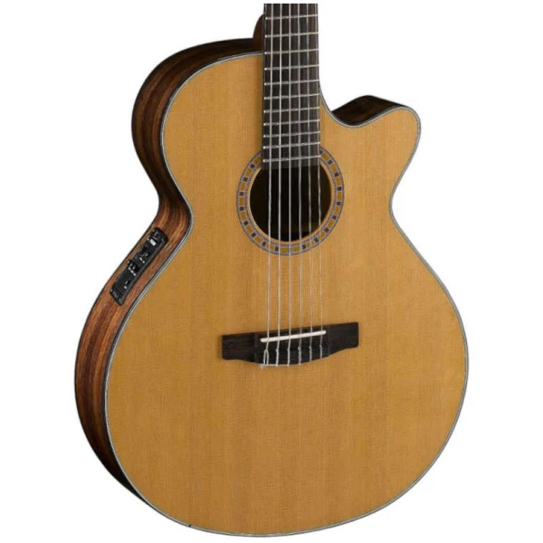 Guitarra Electroacústica CortGuitars Nylon CEC7-NAT