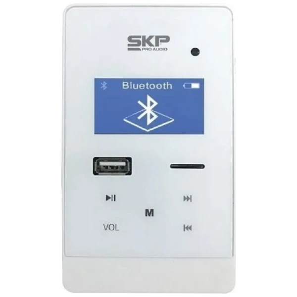 Amplificador De Empotrar Pared Skp Pw-50bt Bluetooth Usb Sd