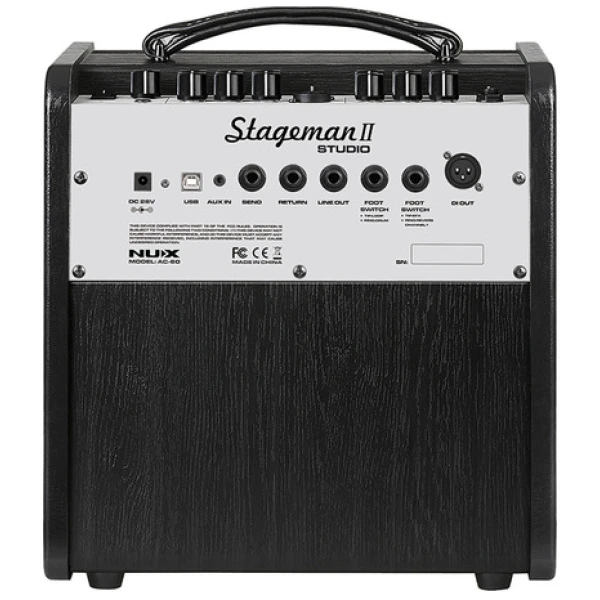 Amplificador Guitarra Acústica Nux Stageman Ii Ac80