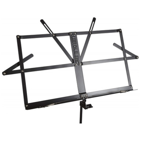 Atril Hercules Bs050b P/ Partitura Plegable 3 Tramos + Funda