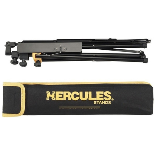 Atril Hercules Bs050b P/ Partitura Plegable 3 Tramos + Funda