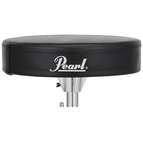Banqueta De Batería Pearl D-50 Redonda Reforzada Pata Doble