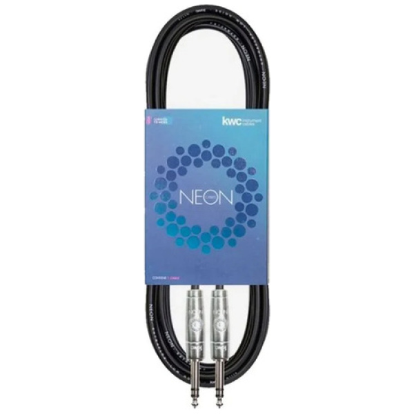 Cable Kwc 134 Neon Plug - Plug Instrumento 3 Mts Stereo
