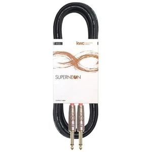 Cable Kwc Super Neon 195 Plug/plug 6m Ergonomico Negro
