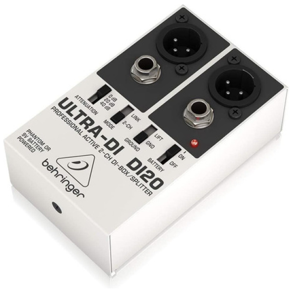 Caja Directa Activa Behringer Ultra - Di20 Stereo 48v