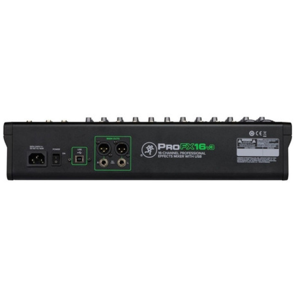 Consola Mackie Pro Fx16 V3 Mixer 16 Canales Usb Efectos