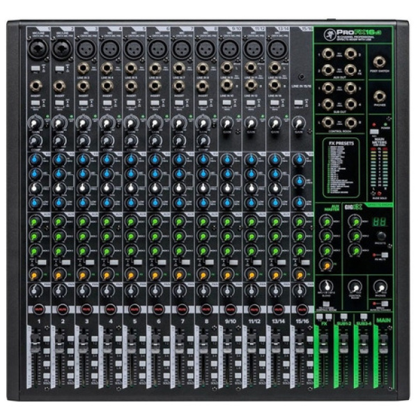 Consola Mackie Pro Fx16 V3 Mixer 16 Canales Usb Efectos
