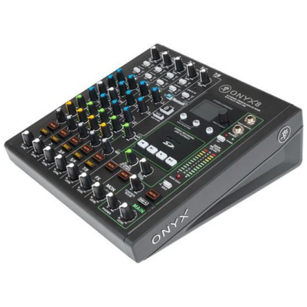 Consola Mixer 8 Canales Mackie Onyx8 Analógica Usb Sd Bt