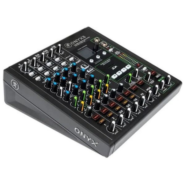 Consola Mixer 8 Canales Mackie Onyx8 Analógica Usb Sd Bt