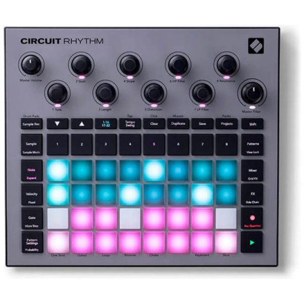 Controlador Midi Maquina De Ritmos Novation Circuit Rhythm