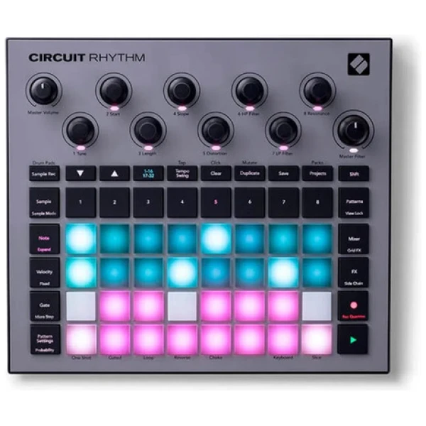 Controlador Midi Maquina De Ritmos Novation Circuit Rhythm