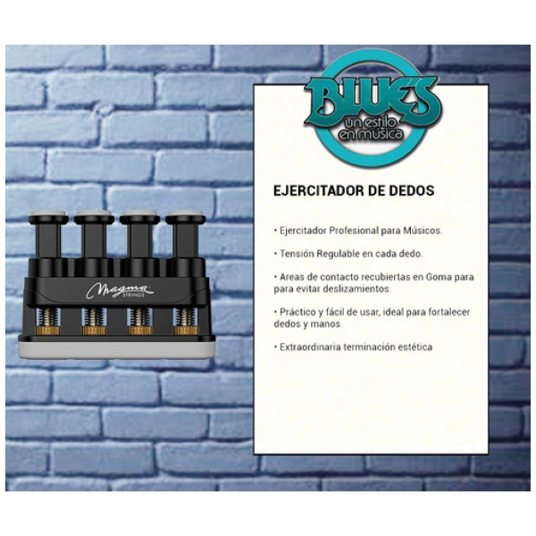 Ejercitador Para Dedos Tensión Regulable Magma Mfe01