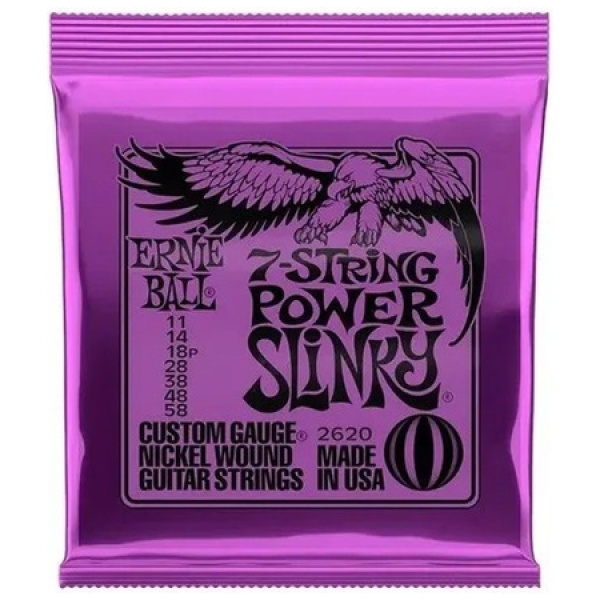 Encordado Ernie Ball 2620 Power Slinky 011-58