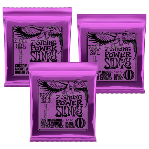 Encordado Ernie Ball 2620 Power Slinky 011-58