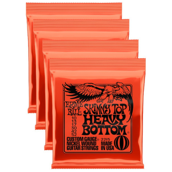 Encordado Ernie Ball Guitarra Electrica P02215 Cuerdas 10-52 Skinny