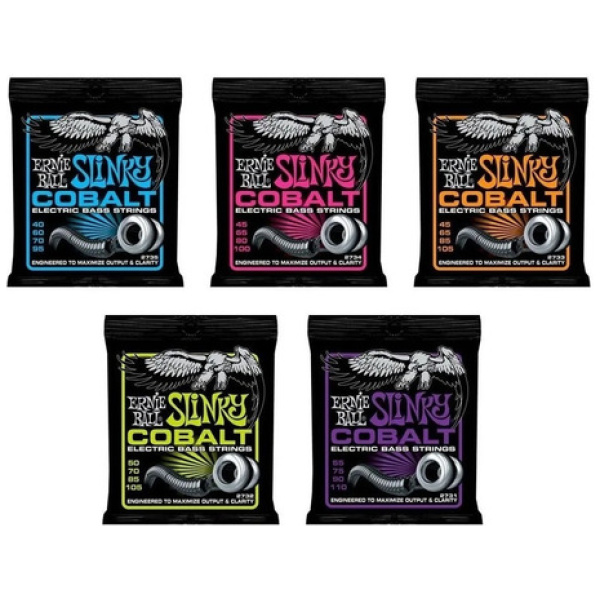 Encordado Ernie Ball Slinky Cobalt 2721 Para Eléctrica