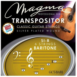 Encordado Magma Guitarra Clásica Cuerdas Transpositor Baritone Si
