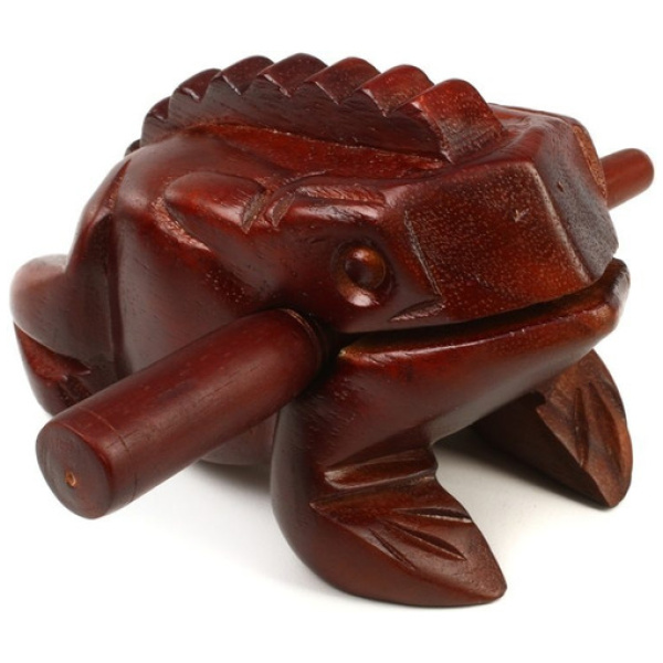 Guiro Rana Sapo De Madera Woodblock Meinl Frog-l