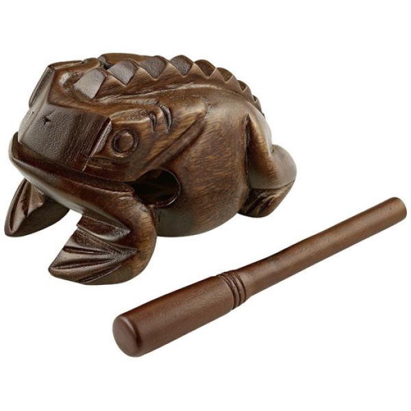 Guiro Rana Sapo De Madera Woodblock Meinl Frog-l