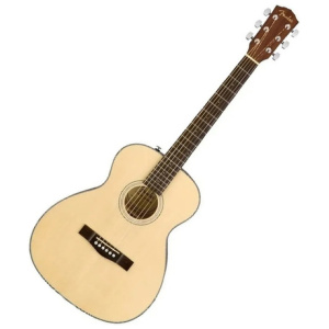 Guitarra Acústica Fender Ct-60s Travel Natural Y Negra