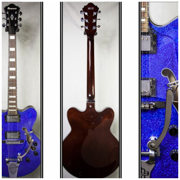 Guitarra Eléctrica De Caja Ibanez Afd75t Hollow C/ Bigsby