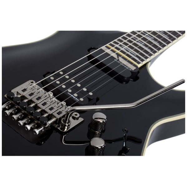 Guitarra Eléctrica Schecter C1 Frs Blackjack Floyd