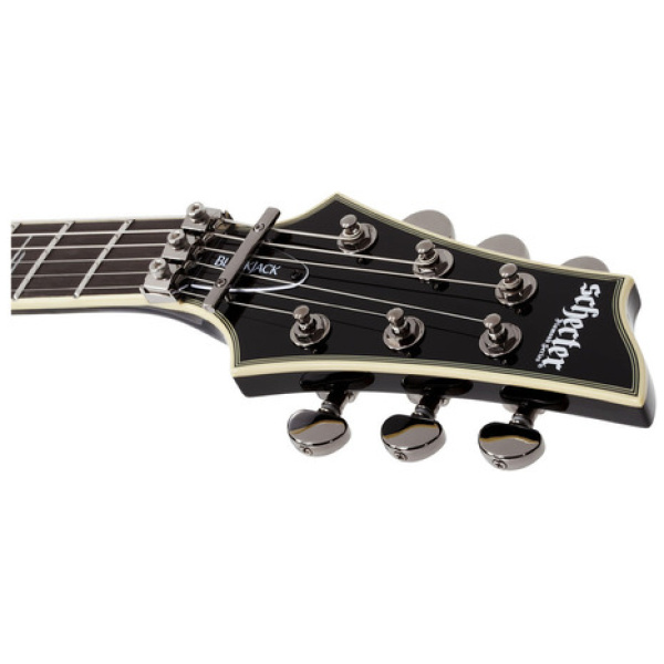 Guitarra Eléctrica Schecter C1 Frs Blackjack Floyd
