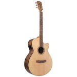 Guitarra Electroacústica Bamboo Ga-40-spruce-q C/ Funda