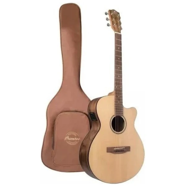 Guitarra Electroacustica Bamboo Ga-40 Eq Fishman C/ Funda